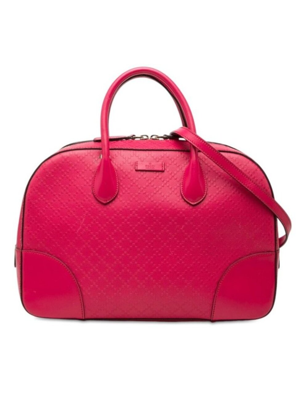 Gucci Bright Diamante 2-Way Shoulder Bag Pink Leather